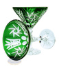 Emerald crystal martini glasses 110ml Olive grinder