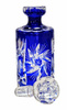 Decantador de cristal cobalto para Vodka Mill Olive 500 ml