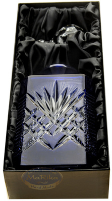 Jarra de whisky de cristal cobalto Piña 700 ml