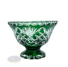 Emerald crystal fruit bowl 16 cm Pineapple