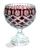 Ruby Crystal Platter 16 cm Crate Olive