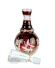 Ruby crystal carafe for vodka 400 ml Olive grinder