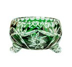 Emerald crystal fruit bowl  16 cm Grinder Olive