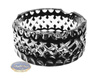 Black crystal ashtray