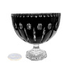 Black crystal legged bowl