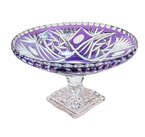 Amethyst crystal fruit platter 28 cm