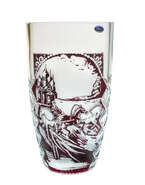 Crystal engraved goblet