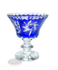 Cobalt crystal platter 12 cm Mill Olive