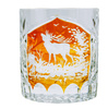 Vasos de cristal para whisky con motivo de caza grabado 280 ml