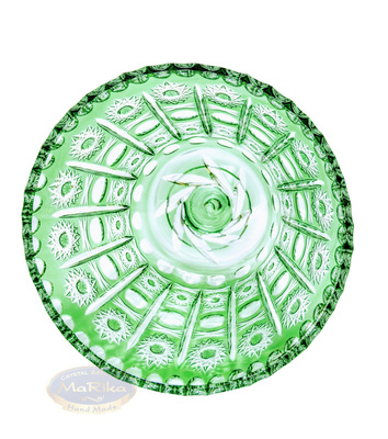 Cuenco con patas de cristal esmeralda PK500