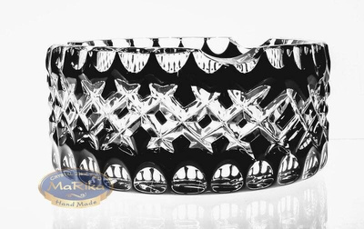 Black crystal ashtray