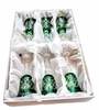 Emerald crystal liqueur glasses 60ml Pineapple 6 pieces