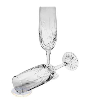 Copas de cristal para champán 170 ml Frosted Leaf