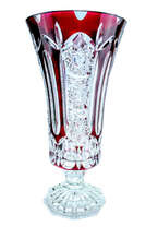 Ruby Crystal Vase 35 cm THC