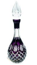 Decantador de vino de cristal amatista 700 ml Crate Olive
