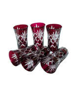 Copas de cristal rubí UZO 75 ml piña