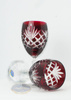 Ruby crystal wine glasses 220 ml Pineapple