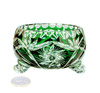 Emerald crystal fruit bowl 16 cm Grinder Olive