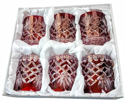 Vasos de cristal de colores para whisky 280ml