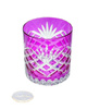 Rose crystal whiskey glasses 280 ml