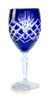 Cobalt crystal wine glasses 220 ml Pineapple