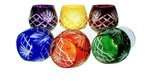 Copas de coñac de cristal de colores de 250 ml