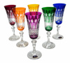 Copas de champán de cristal de colores 150 ml French