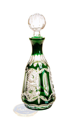 Szmaragdowa kryształowa karafka do Wódki 500 ml THC