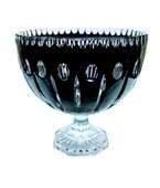 Cuenco con patas de cristal negro