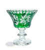 Plato cristal esmeralda 12 cm Molino Oliva