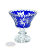Cobalt crystal platter 12 cm Mill Olive