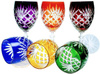 Colour crystal wine glasses 240ml