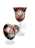 Ruby crystal wine glasses 280ml Pineapple