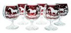 Copas de cristal para coñac 250 ml Caballos
