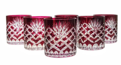 Vasos de cristal de colores para whisky 280ml