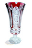 Jarrón de cristal rubí 35 cm THC