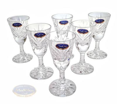 Vasos de vodka de cristal 30ml Piña