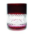 Vasos de whisky de cristal rubí 280 ml Crèche