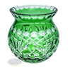 Emerald Pineapple crystal vase