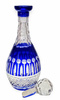 Cobalt crystal wine decanter 700 ml French