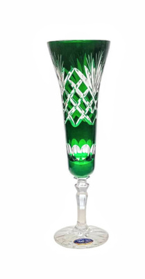 Copas de champán de cristal esmeralda 170 ml Piña