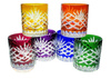 Colour crystal glasses for whisky 280ml