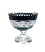 Black crystal bowl 20 cm Crêpe