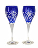 Cobalt crystal glasses 2 pieces
