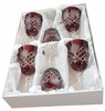 Ruby crystal wine glasses 220 ml Pineapple