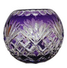 Ametystowy  kryształowy wazon 10 Ananas