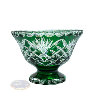 Emerald crystal fruit bowl 16 cm Pineapple