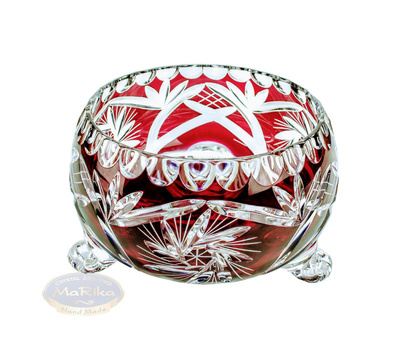 Pastel de frutas de cristal rubí 16 cm Molino de Oliva