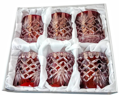 Vasos de cristal de colores para whisky 280ml