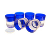 Vasos de whisky de cristal cobalto 280 ml Caja
